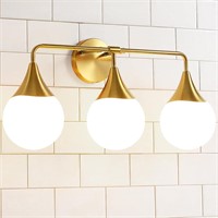 Bathroom Vanity Light Fixtures: 3-Light Mid