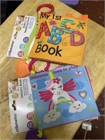 1 ABCbook and 1 unicorn book