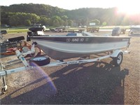 1994 Smoker Craft 15' boat with Force 2 stroke by