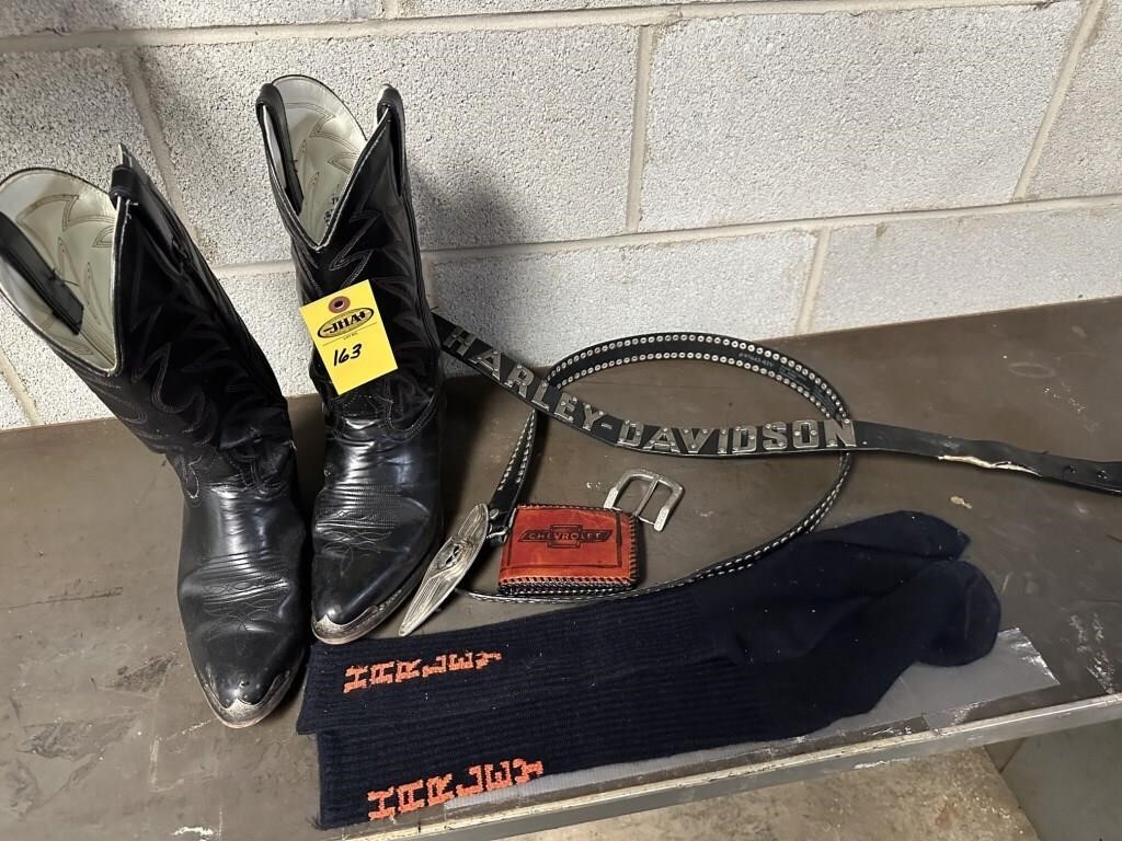 Durango Boots 7 1/2 E E, Harley Belts