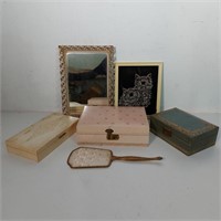 JEWELRY BOXES & MIRRORS