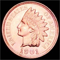 1901 Indian Head Penny UNC RED