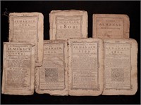 [Early American Almanacs, Lots of 7]