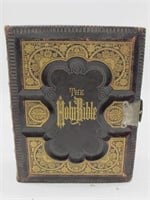 THE HOLY BIBLE 1891 FAMILY BIBLE LARGE 13 X 10 X 3