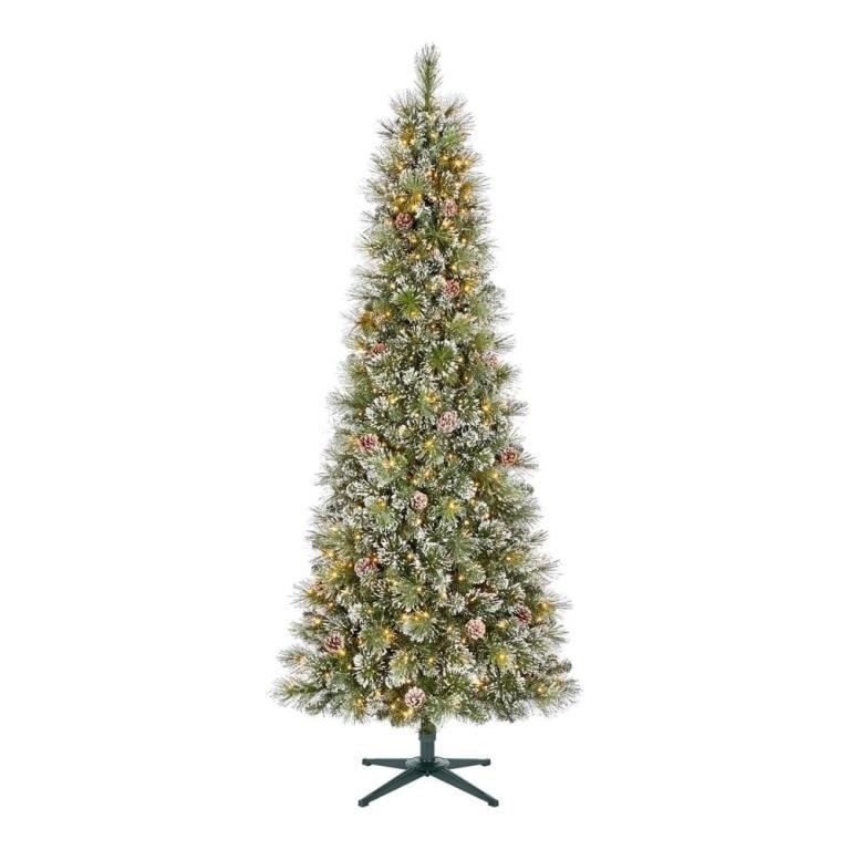 Home Accents Holiday 7 ft. Slim Christmas Tree