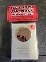 1972 Re-Elect Solid Bronze Coin Nixon