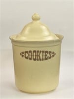 Pfaltzgraff Cookie jar, lid doesn’t fit well