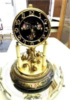Beautiful Antique Kern Anniversary Clock, 17" T