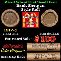 Lincoln Wheat Cent 1c Mixed Roll Orig Brandt McDon