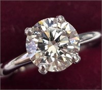 $9350 14K 3.52G 2.4Ct Lab Dia Ring