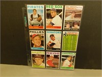 1964 Topps MLB - Lot of 9 cards