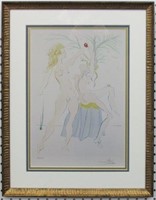 Adam & Eve 99/500 L.E. Giclee By Salvador Dali