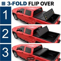 5FT Hard Truck Bed Tonneau 05-15 Tacoma Tri-Fold