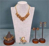 (2) Costume Jewelry Demi-Parures