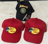 GROUP OF HATS, ARMY, MISC