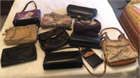 Assorted ladies purses