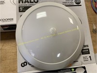 2 Halo 9" motion sensor lights