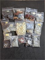 Large Group of Vintage Glass Beads Jewelry
