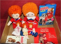 FLAT BOX OF ORPHAN ANNIE COLLECTIBLES