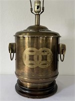 Frederick Cooper Double Happiness Brass Lamp