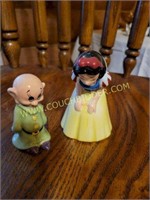 Snow White and Dopey Salt and Pepper Shaker Set