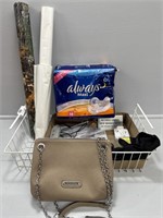 Wire Basket with assorted items