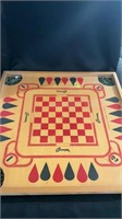 Vintage double sided game board approximately 26