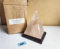 Lg Pyramid Salt Rock Lamp