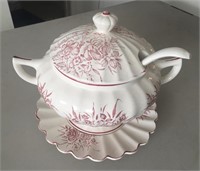 Tilso Soup Tureen  with Ladle Made in Japan