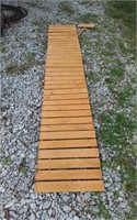 Treated wood boardwalk w/ sign never used 8ft.