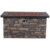 Shine Company 34.5" Sevilla Propane Fire Pit Table