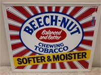 Metal Beech-Nut Tobacco sign