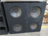 2 Woofer Enclosures 15" 8 ohm 1000 Watt