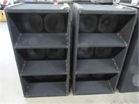 2 Speaker Enclosures w/ 6 10" Low Range 800 Watt