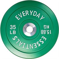 Olympic Bumper Plate Weight Plate 35 Pounds  Green