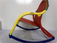 Children's multi-Colored Rocking Chair