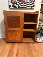 Pie Safe Cabinet w/ Punched Copper