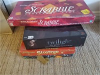 Twilight game, Stratego, Scrabble