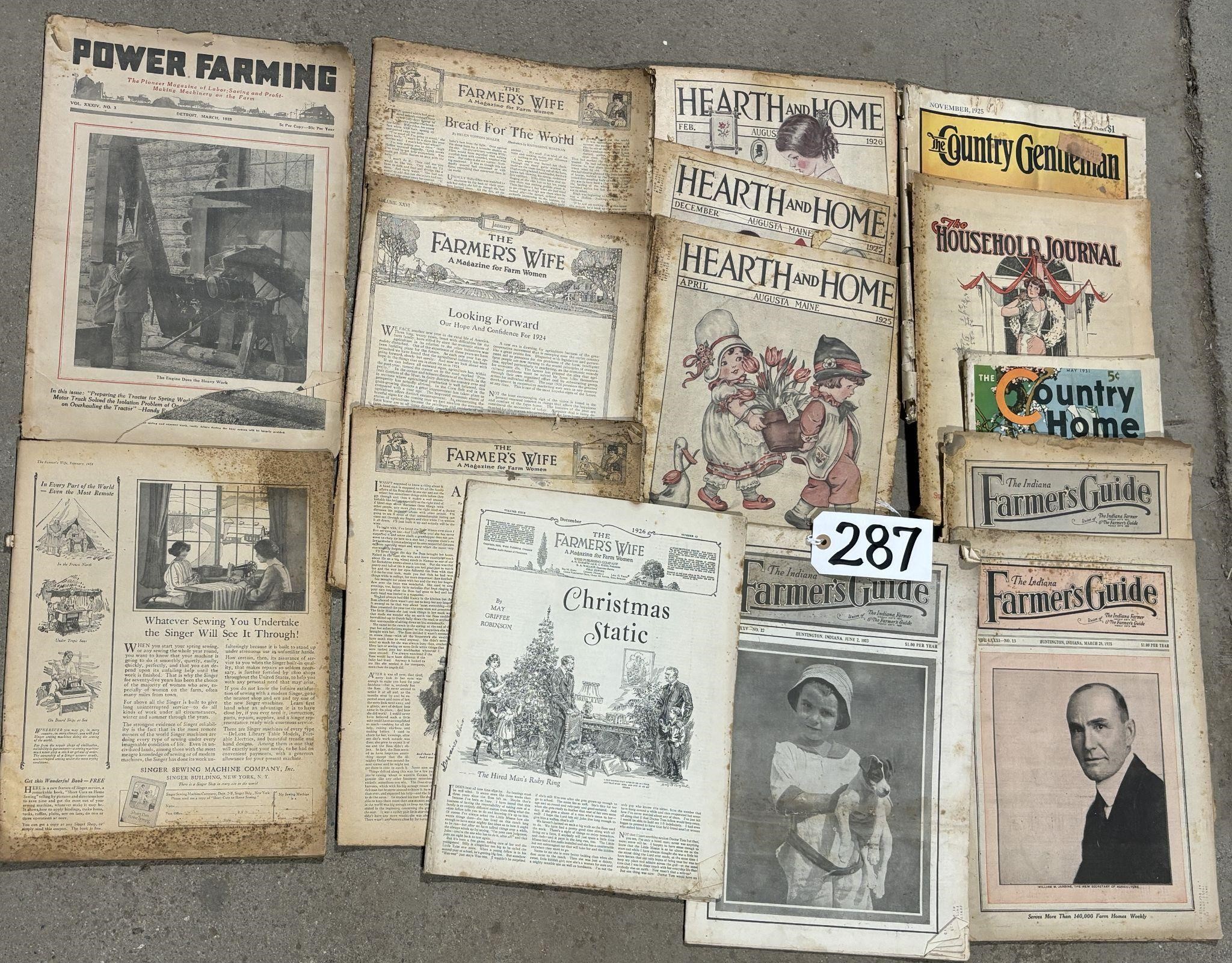 Lot of Vintage Farming Magazines