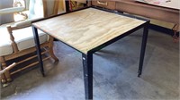 Nice metal utility table with leveling screws