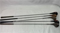 Wooden head driving clubs