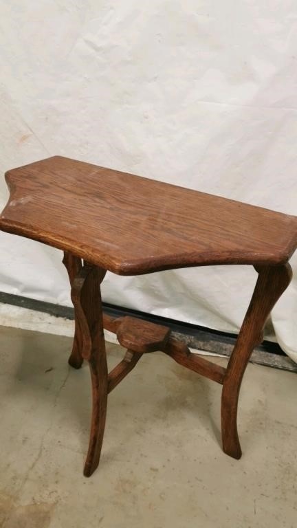 Antique Wood End Table