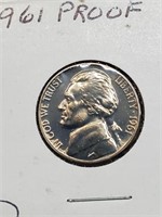 1961 Proof Jefferson Nickel