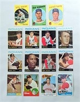 1950s60s Cleveland Indians Baseball Lot Collection