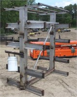 Steel Rack Approx 68"x50"x85"