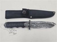 9" Tactical Team Hunting Knife w/Sheath