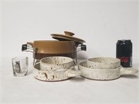 One Crock and Two Serving Sets