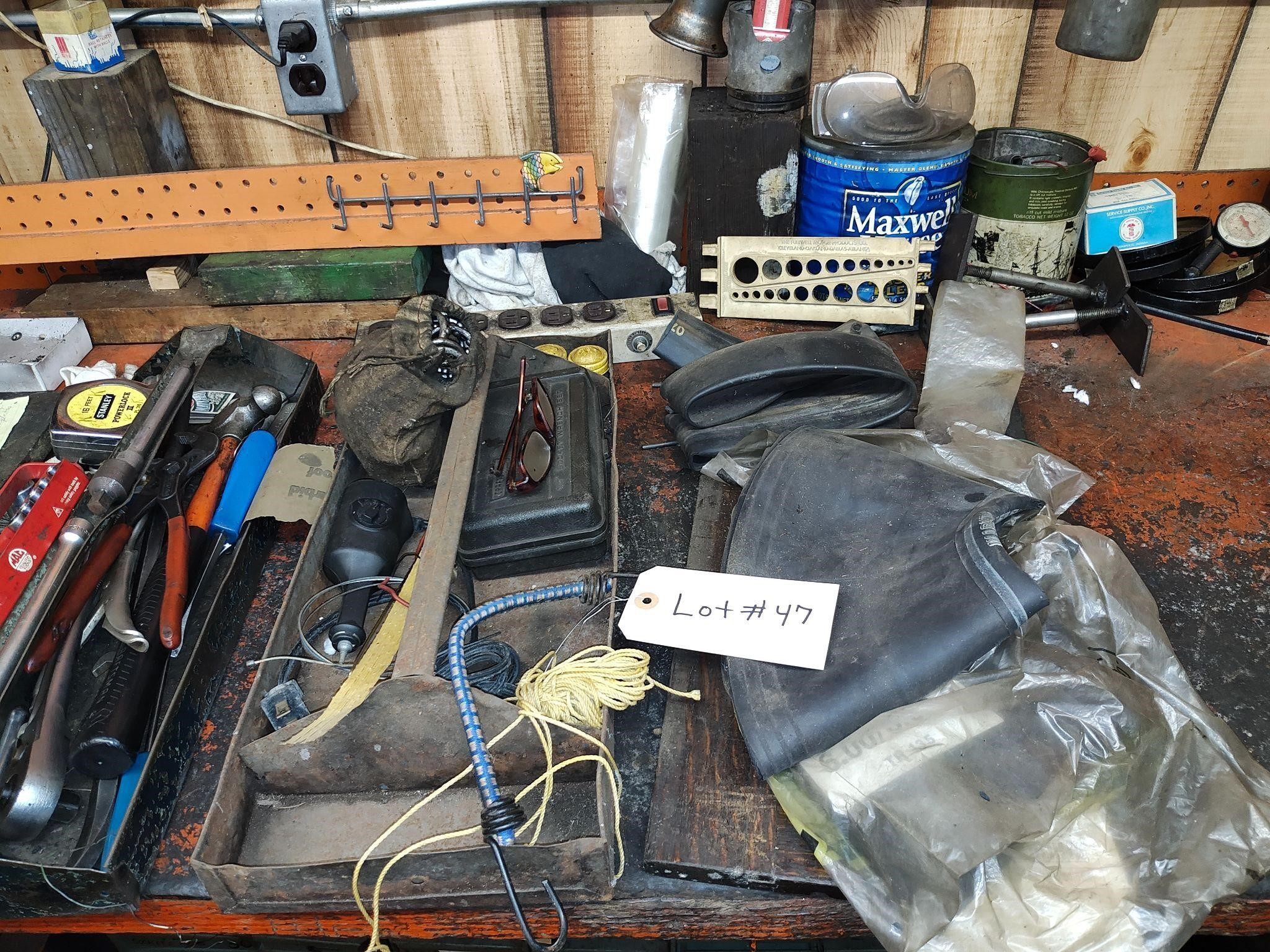 Workbench and all contents on bench only.