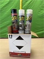6 new cans of Flex Seal 2 of each color