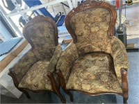 CAPTAIN CHAIRS SET OF TWO